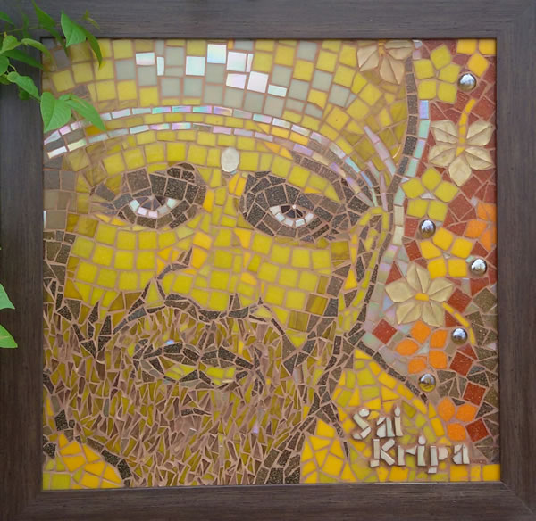 Sai Kripa - Sai Baba's Blessings. Sai Baba Mosaic