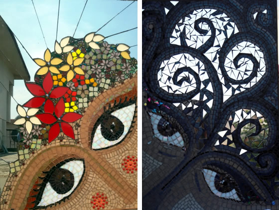 The Eyes in Mosaic